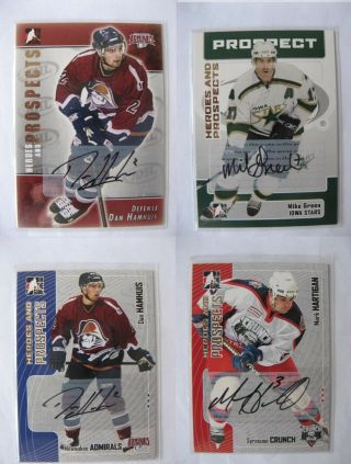 2006 - 07 Itg Heroes And Prospects A - Mg Green Mike Autograph