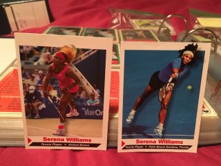 2 Different Serena Williams Si For Kids Tennis Trading Cards