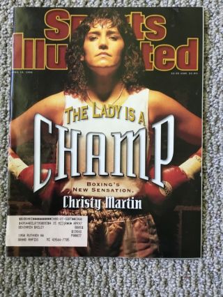 Si: Sports Illustrated April 15,  1996 Christy Martin,  Boxing