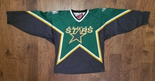 Dallas Stars Vintage Pro Player Jersey Mens L Awesome
