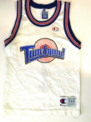 Vintage Champion Bugs Space Jam Tune Squad Jersey Size Youth S 6 - 8 Looney Tunes