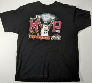Lebron James Cleveland Cavaliers Mvp 2009 Signature T - Shirt