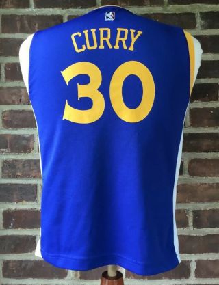 Adidas Golden State Warriors Steph Curry Youth Jersey Size Medium