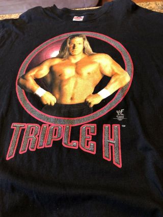 Wwf Vintage 1999 Triple H T - Shirt Size Xl