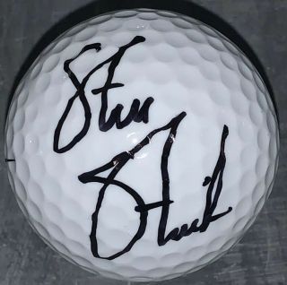 Steve Stricker Wisconsin Presidents Cup Signed Golf Ball Autographed Masters 3