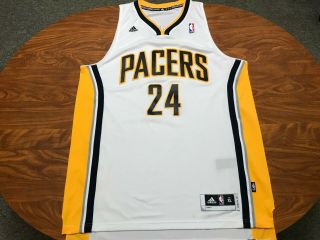 Mens Authentic 2013 Adidas Indiana Pacers Paul George Basketball Jersey Size Xl