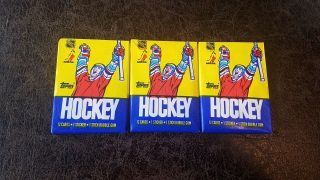 (1) 1985 - 86 Topps Hockey Wax Pack - Mario Lemieux Rookie?