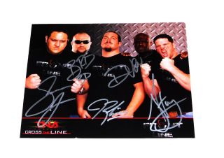 Wwe Tna The Front Line Hand Signed Autographed 8x10 Promo Photo With