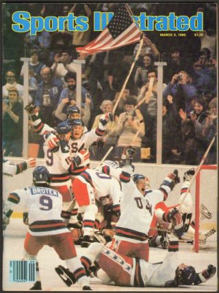 Lake Placid Miracle On Ice Sports Illustrated Olympic Hockey Team Gold Medal Win