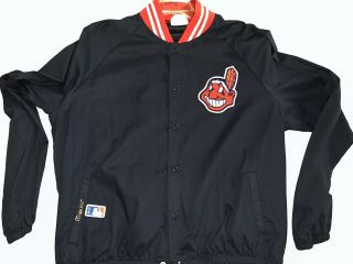 Vintage Cleveland Indians Majestic Xl Men’s Chief Wahoo Warmup Jacket 70s Nm