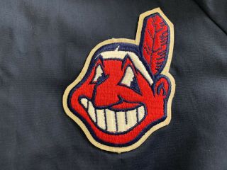 Vintage Cleveland Indians Majestic XL Men’s Chief Wahoo Warmup Jacket 70s NM 2