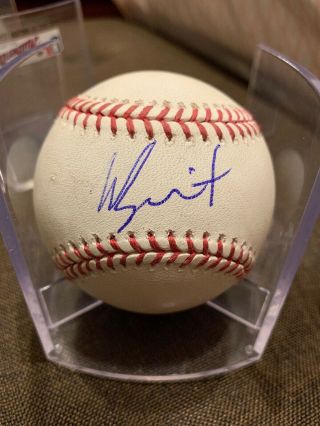 Will Smith Los Angeles Dodgers Signed Autographed Baseball Hot