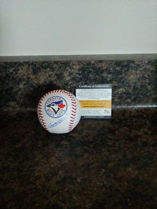 Vladimir Guerrero Jr Toronto Blue Jays Signed Autographed Logo Baseball