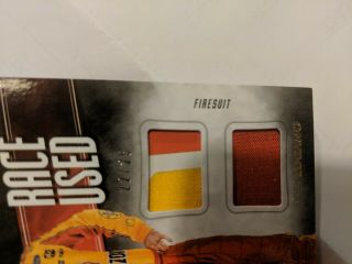 Joey Logano Ultra Rare Race Firesuit card 22/25 4 color Panini Prime 2018 3