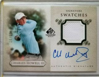 2004 Charles Howell Iii Ud Sp Signature Golf Signature Swatches Auto 16/25