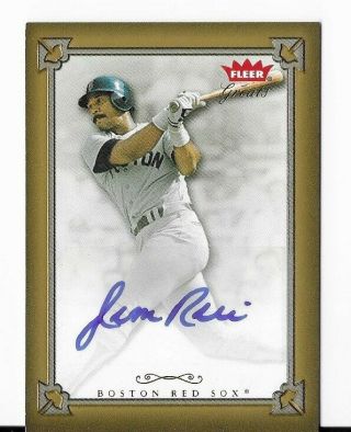 2004 Fleer Greats Of The Game Autograph Jim Rice