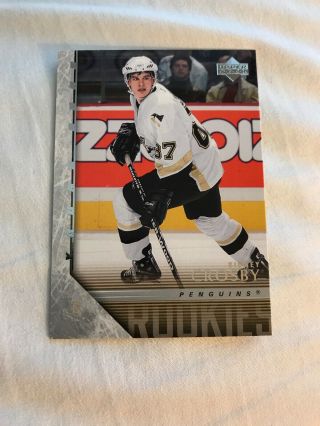 2005 - 06 Upper Deck Young Guns 201 Sidney Crosby Penguins Rc Rookie