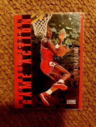 Michael Jordan 1998 Upper Deck Game Action Limites 2124/2300