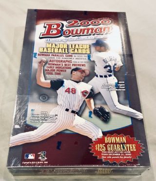 (1) 2000 Bowman Baseball Factory Hobby Box