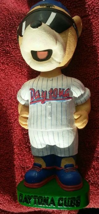 Bobblehead Cubby Mascot Nodder Daytona Cubs Chicago Cubs Baseball Bobble Head