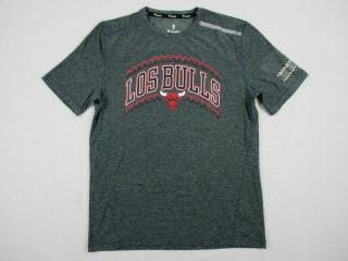 Fanatics Chicago Bulls - Gray Short Sleeve Shirt (l) -