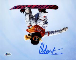 Chloe Kim Autographed 8x10 Photo Team Usa 2018 Winter Olympics Beckett 144534