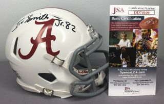 Irv Smith Jr Signed Alabama Crimson Tide Football Mini Helmet W/ Jsa & Proof