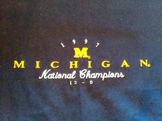 Vintage Champion Michigan Wolverines 1997 National Champions Sweatshirt Men 