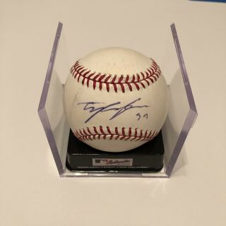 Tyler Skaggs Autographed Baseball - Romlb Los Angeles Angels