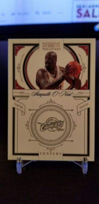 2009 - 10 National Treasures Century Silver Shaquille O 
