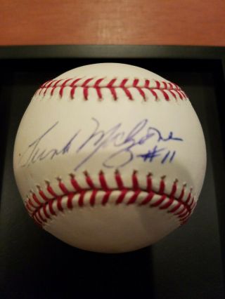 Frank Malzone Red Sox Signed Official Major League Baseball