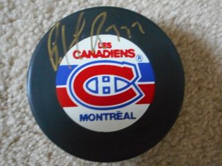 Nhl Hall Of Famer Patrick Roy Montreal Canadiens Autographed Puck W/coa