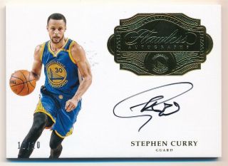 Stephen Curry 2016/17 Panini Flawless Gold Autograph Warriors Auto Sp 10/10