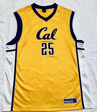 Nike Air Jordan University Of Cal Golden Bears Basketball Jersey Mens Xl