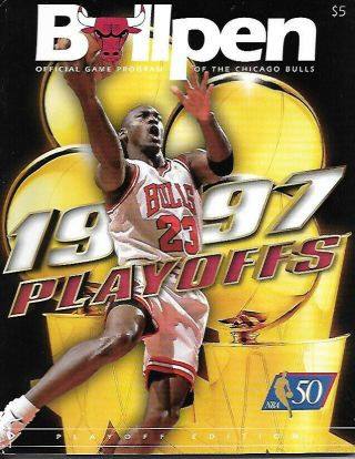 1996 - 97 Chicago Bulls Game Program