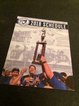 2018 Dunedin Blue Jays Baseball Pocket Schedule Blue Jays Affiliate