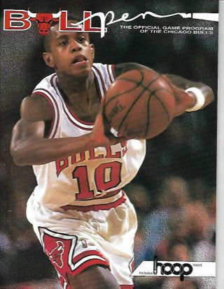 1991 - 92 Chicago Bulls Game Program