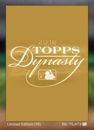 2018 Topps Bunt Frank Thomas White Sox Dynasty Gold Sig Relic 10cc DIGITAL CARD 2