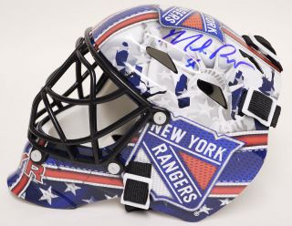 Mike Richter Signed Ny Rangers Mini Goalie Helmet Mask