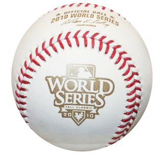 2010 World Series Rawlings Mlb Official Game Baseball Sf Giants Boxed