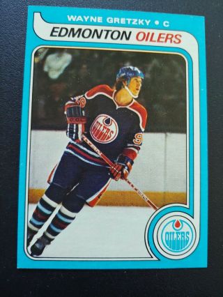 Wayne Gretzky Rc Rookie 1979 Topps Card 18 Nm/nm,  Oilers Nhl Hof