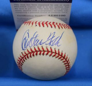 Carlton Fisk Psa Dna Cert Autograph American League Oal Hand Signed Baseball