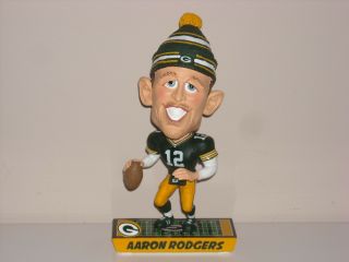 Aaron Rodgers Green Bay Packers Caricature Bobble Head 2017 Limited Edition Nfl