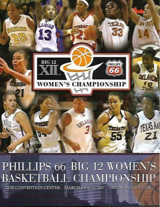 2007 Big 12 Conference Womens Basketball Tournament Game Program