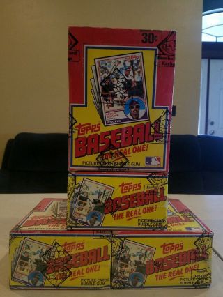 1983 Topps Baseball Wax Box 36 Packs Bbce Wrapped Authentic Psa ?