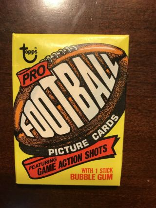(1) 1977 Topps Football Wax Pack