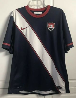 Nike Authentic Usa Mens Soccer Jersey Dri - Fit Size Xl National Team Extra Large