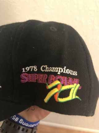 Vintage 90 ' s Dallas Cowboys Annco Bowl Champions Snapback Hat Cap NFL 4