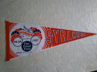 1987 Ncaa Final Four Syracuse Pennant