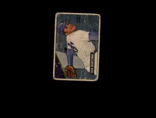 1951 Bowman 6 Don Newcombe Poor D1,  005119